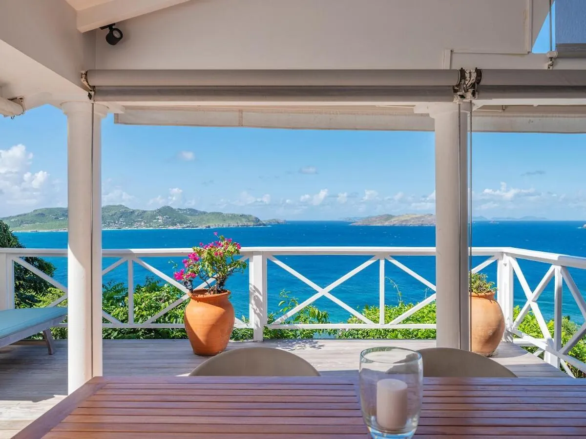 Quiet And Exceptional View One Or Two Bedrooms Villa Jad Pointe Milou 圣巴泰勒米