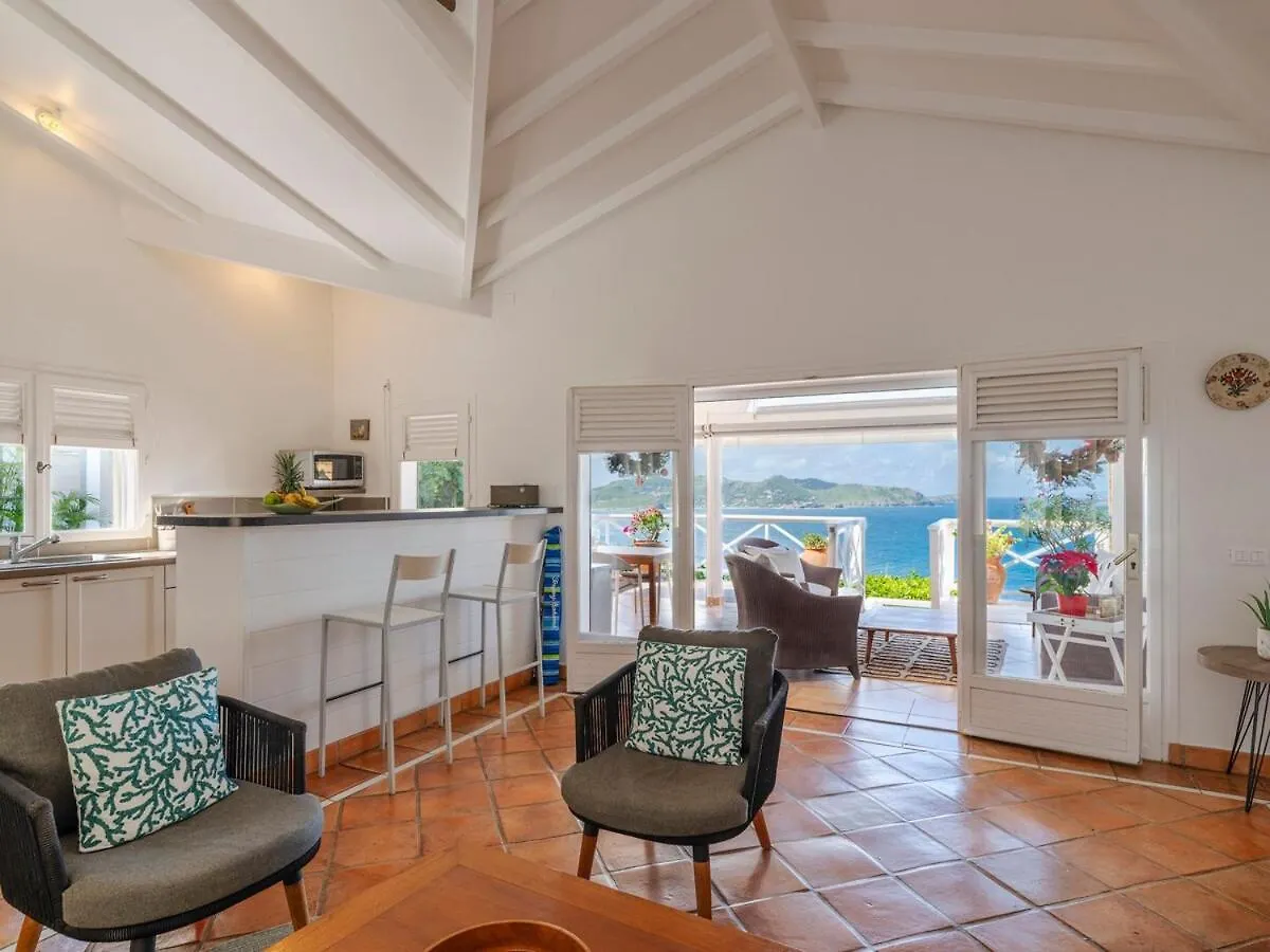 Quiet And Exceptional View One Or Two Bedrooms Villa Jad Pointe Milou 0*,  圣巴泰勒米