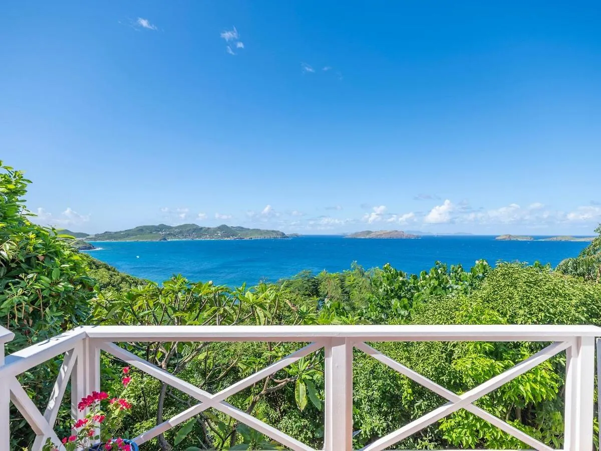 Quiet And Exceptional View One Or Two Bedrooms Villa Jad Pointe Milou 圣巴泰勒米